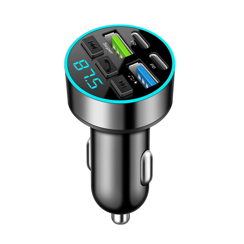 

66W 5-port Fast Phone Charger USB Car Charger Fast Charging USB Phone Adapter, For IPhone 13 Pro