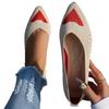 Women's Wide Width Pointed Toe Driving Moccasins - Flat Slip-On Casual Flats for Summer, Comfort Loafers