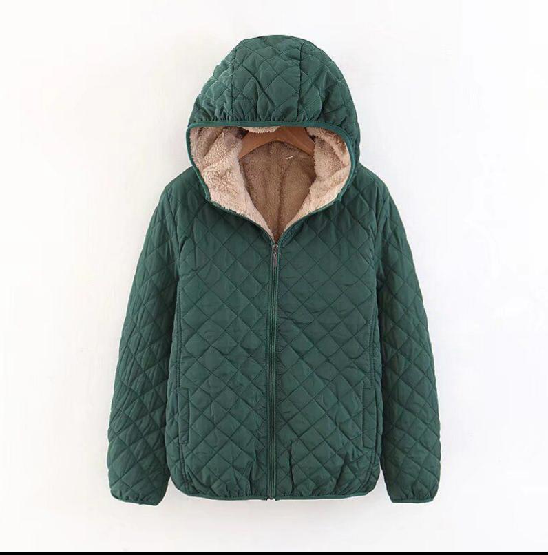 VANGULL Damen Daunenparkas, Daunenjacken, weiblich, mit Baumwolle gefüttert, Wintermantel, Kapuzenpullover, Oberbekleidung