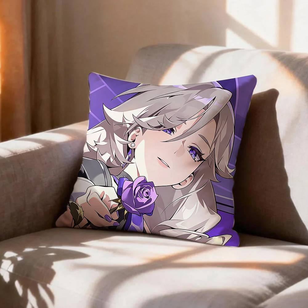 Neverness to Everness JJiuyuan Pillow Case Pattern Printed Pillowcase For Living Room Sofa Cushion Cover