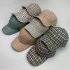 Retro Fashion British Style Houndstooth Men Women Baseball Hats Cotton Breathable Streetwear Classic Casual Sport Unisex Caps