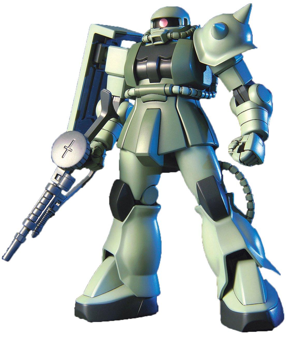 

Gunpla HGUC Mass Production Zaku Suit 1/144 MS-06 (Мобильный Гандам) серый