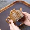 Yixing Purple Sand Pot High Temperature Section Mud of Raw Ore Handmade Purple Clay Teapot Household Kung Fu Tea Set