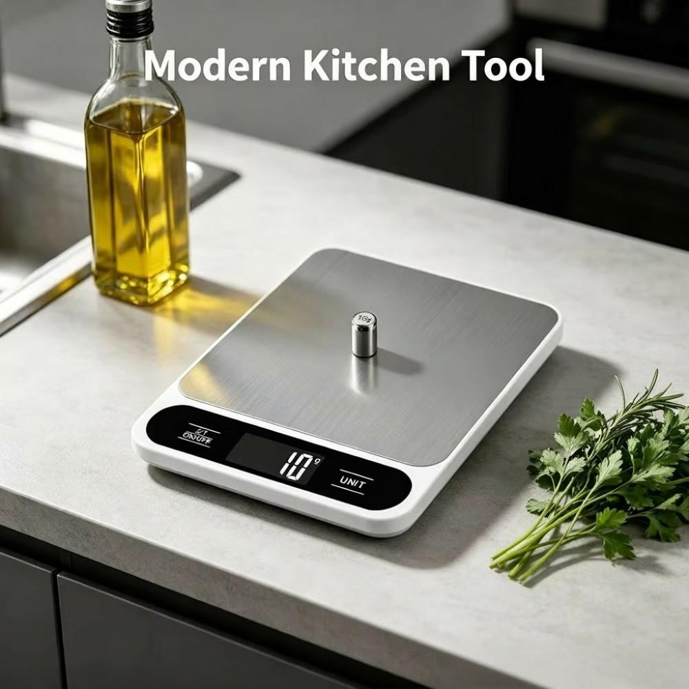 Stainless Steel Digital Kitchen Scale 10kg Capacity Digital Food Scale For Cooking