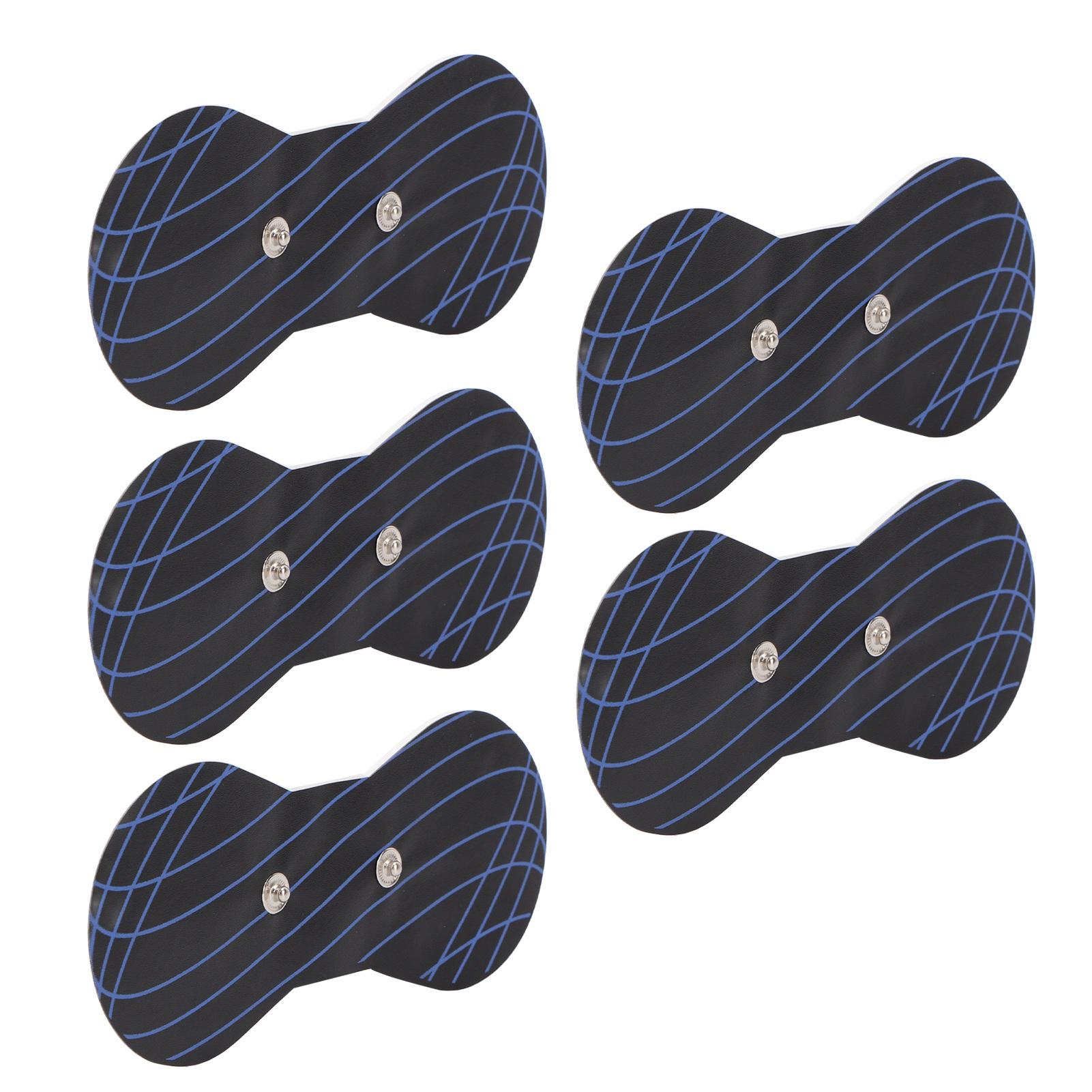 

5 шт., самоклеящиеся пластыри для массажа шеи, сменные подушечки для массажера для шеи с низким сопротивлением