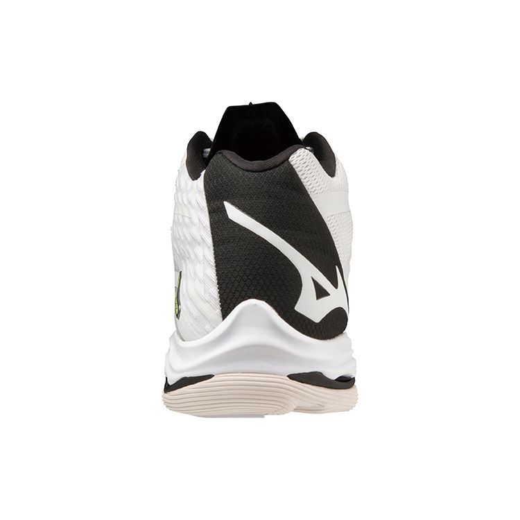 Mizuno Fabric Leather Non-Slip Wear-Resistant Mid-Top Training Shoes Unisex Training Shoes White V1GA225009