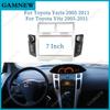 7 Inch Car Frame Fascia Adapter For Toyota Yaris Vitz 2005-2011 Android Radio Dash Fitting Panel Kit