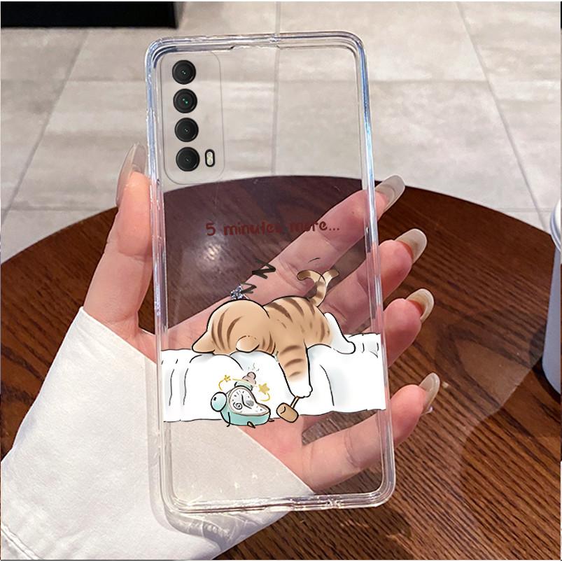 Für Huawei P Smart 2021 Hülle Niedliche Luxus Rückseite Für Huawei Y7a Psmart 2021 Handyhüllen Klar Weicher TPU Silikon Stoßfänger Coque