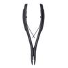 Black Hair Extensions Plier Stainless Steel Hair Extensions Clamp Hair Extensions Gripper for Micro