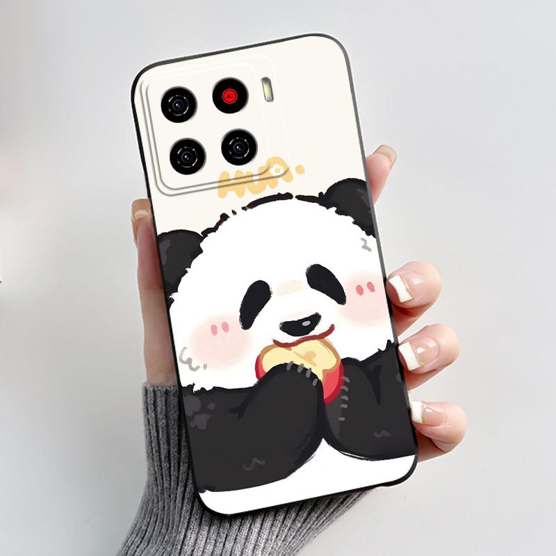 For ZTE Blade A56 Z2473 Case Cute Love Rabbit Cartoon Black Soft Silicone Protect Cover For ZTE Blade Nubia A56 Pro Phone Casing