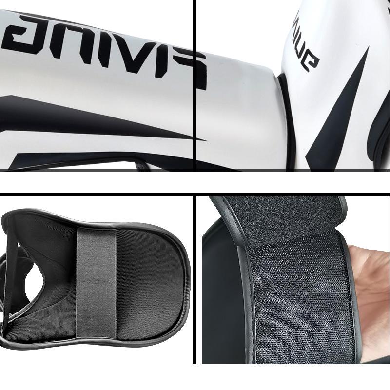 Youth & Adult MMA Taekwondo Muay Thai Shin, Calf & Foot Guards for Training