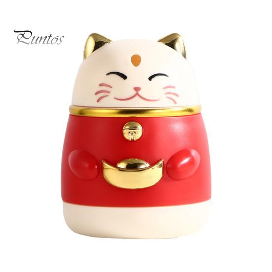 

Коробка для зубочисток Lucky Cat Форма Pree Тип Автоматический всплывающий дом Гостиная Столовая Диспенсер для зубочисток Держатель для хранения зубочисток Контейнер золотистый