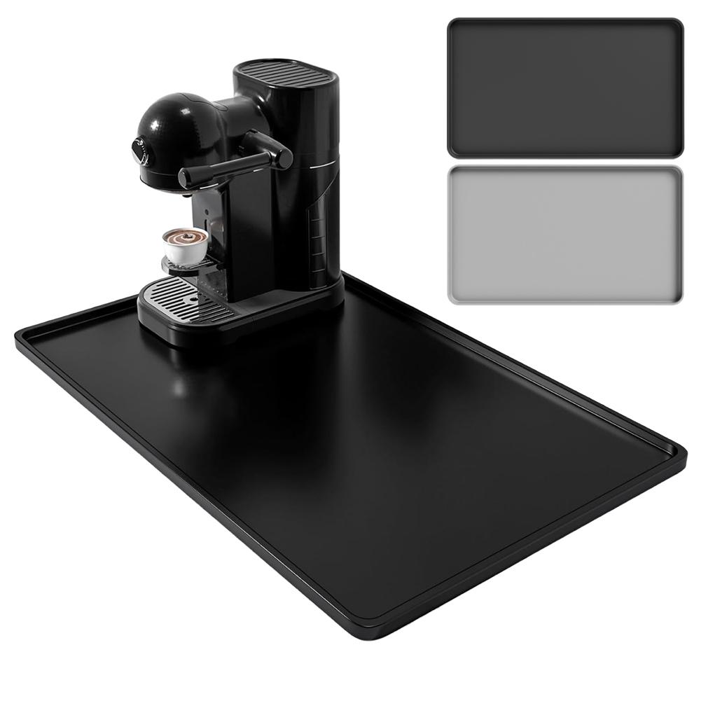 Solid Color Drying Mat Waterproof Thicken Dish Drying Pad Heat Resistant Silicone Tray Coaster for Espresso Machine Station