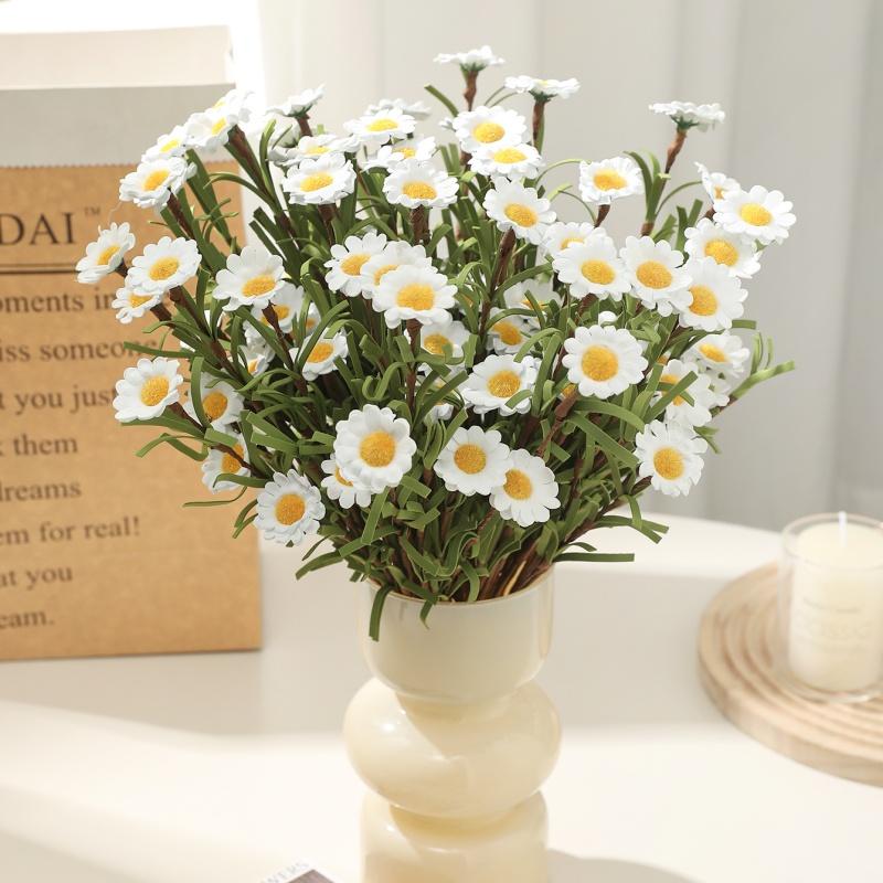 1Pcs Daisy Artificial Flowers 36CM Fake Flowers For Home Vase Decor Wedding Marriage Decorations Ornaments Craft Gifts Accessory