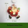1Pc Christmas Window Decoration Hanging Lights 8 Styles LED Suction Cup Santa Claus Holiday Scene Atmosphere Decor