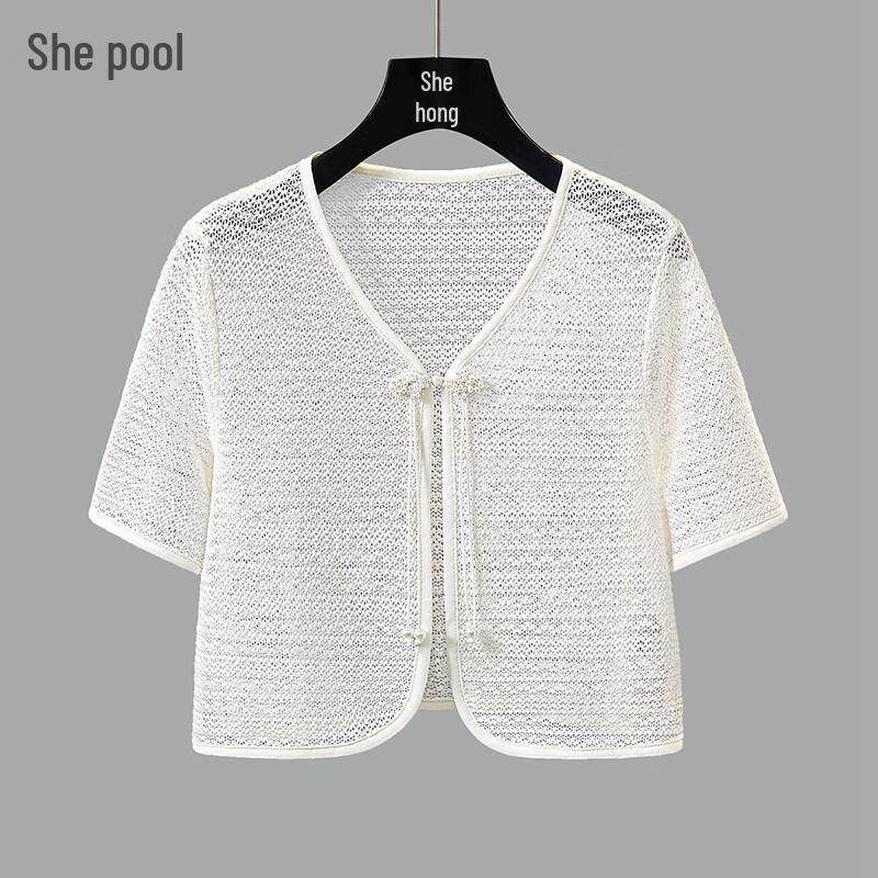 Tachi Women s New Chinese Style Tassel V-Neck Short Cardigan XL