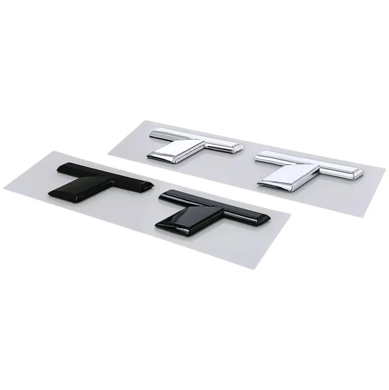 For Audi RS3 3D ABS Chrome Black TT Logo Car Rear Trunk Emblem Badge Sticker Decals for Audi TT RS MK1 8N 8J MK3 8S MK2 Accessories