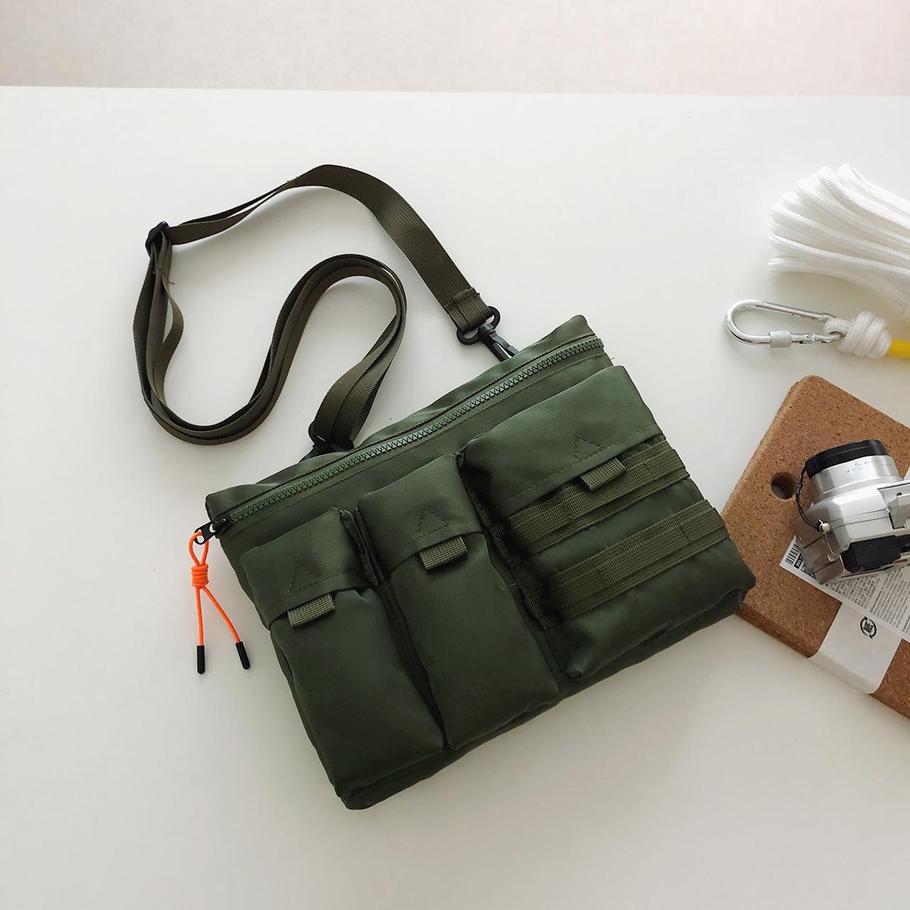 

Мужская многофункциональная сумка-кроссбоди для телефона - Новый модный тренд для улицы, повседневной носки, рабочей одежды, путешествий или езды One Size армия зеленый