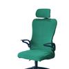 Solid Color Office Chair Cover Elastic Dustproof Gaming Chair Cover with Headrest Cover Comfortable Chair Seat Slipcovers