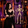 Halloween Skeleton Swing Decoration for Outdoor Yard Porch and House