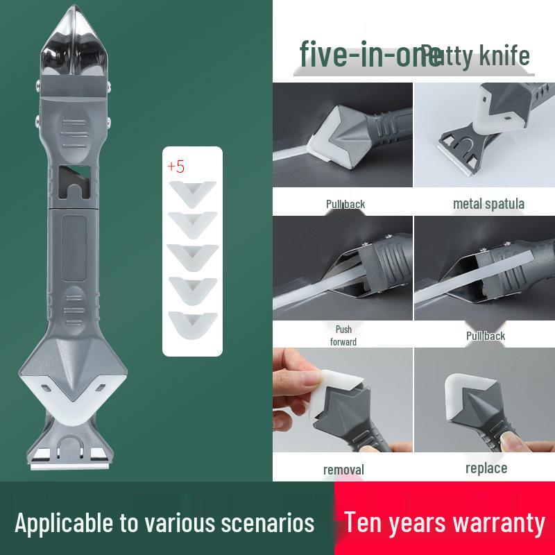 Durable Tile & Grout Cleaning Tool – Labor-Saving Seam & Caulking Knife