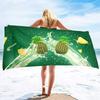 Serviette de plage Ananas, Serviettes couverture légères en microfibre absorbantes à séchage rapide sans sable, Serviettes douces pour piscine, voyage, bain, natation