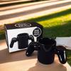 Pen Holder Desktop Storage Holder Double Handle Ceramic Cup Ornament Gift Cup Large Capacity Water Cup Mug Creative Trend