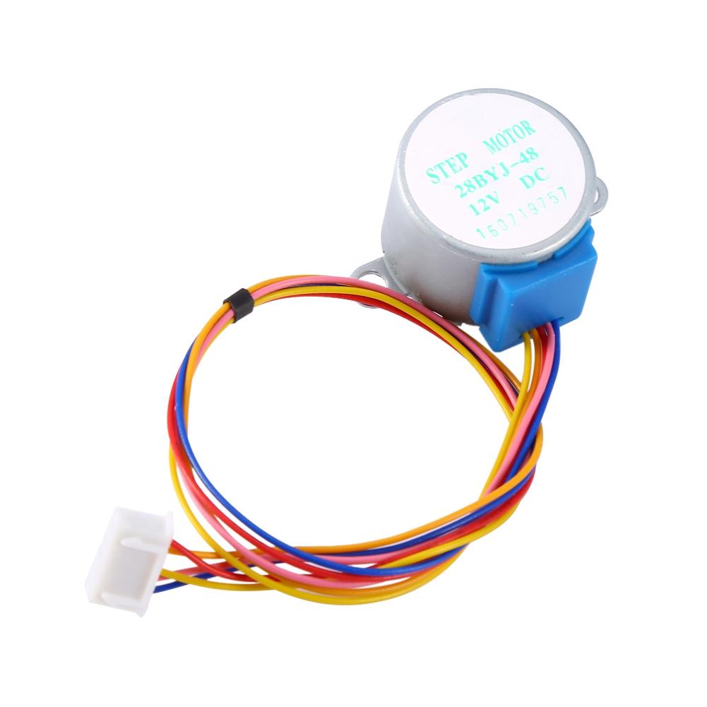 1x 12V 4phase 5Wire Stepper Motor 28BYJ4812V for DIY Project