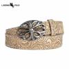 Classic Embossed Color Changing Western Cowboy Belt Buckle Belt Edge Smooth Buckle Personality Belt