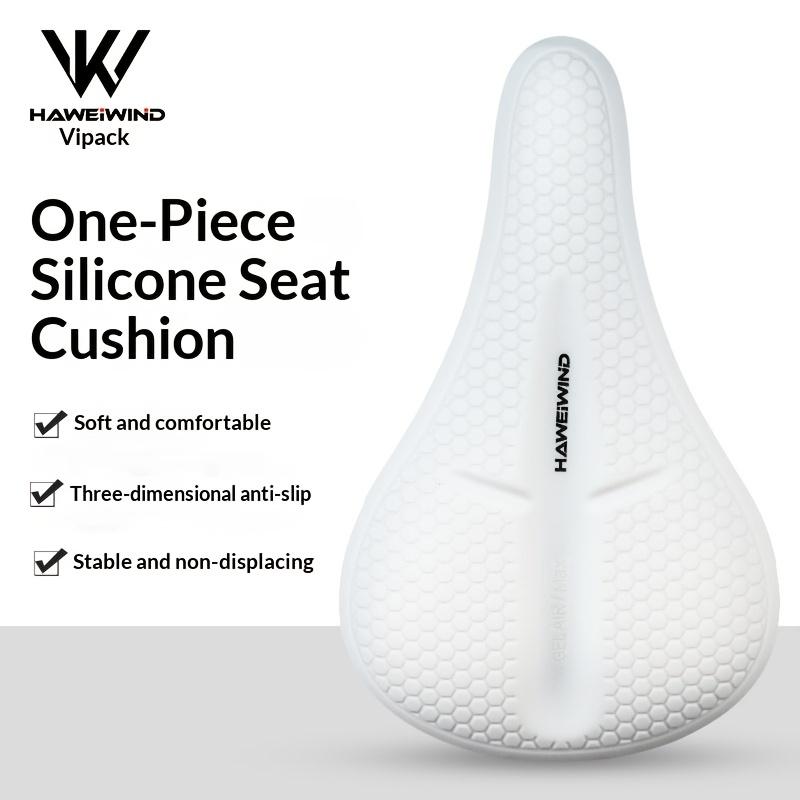 Honeycomb Gel Bicycle Saddle Cover Breathable Non Slip Bike Seat Silicone Cushion Pad 1 piece bike seat cover