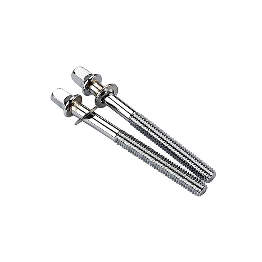 6PCS Metal Material Drum Tension Rods Silver Percussion Replacement Screws For Jazz Drum Kit