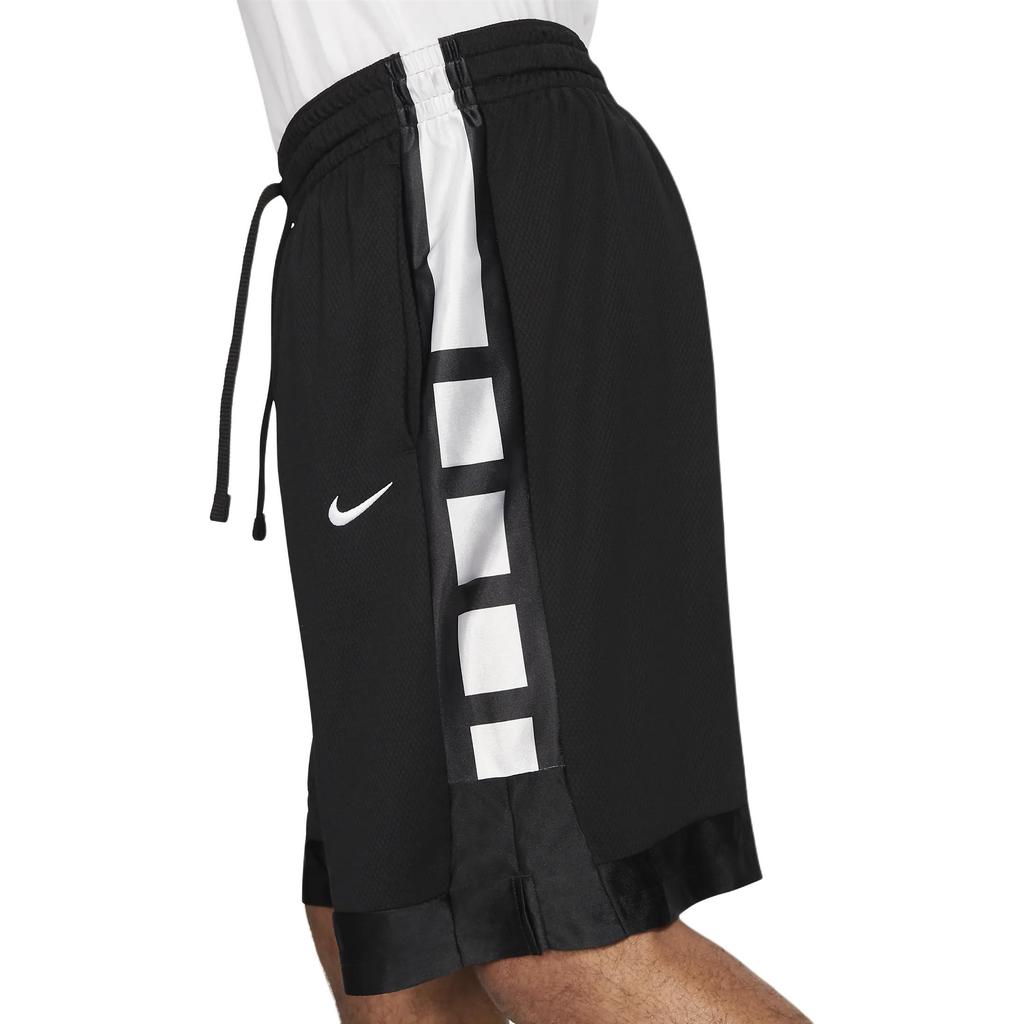 Nike Dri-FIT Elite Stripe Color Block Straight Leg Basketball Shorts Men Shorts Black CV1748-010
