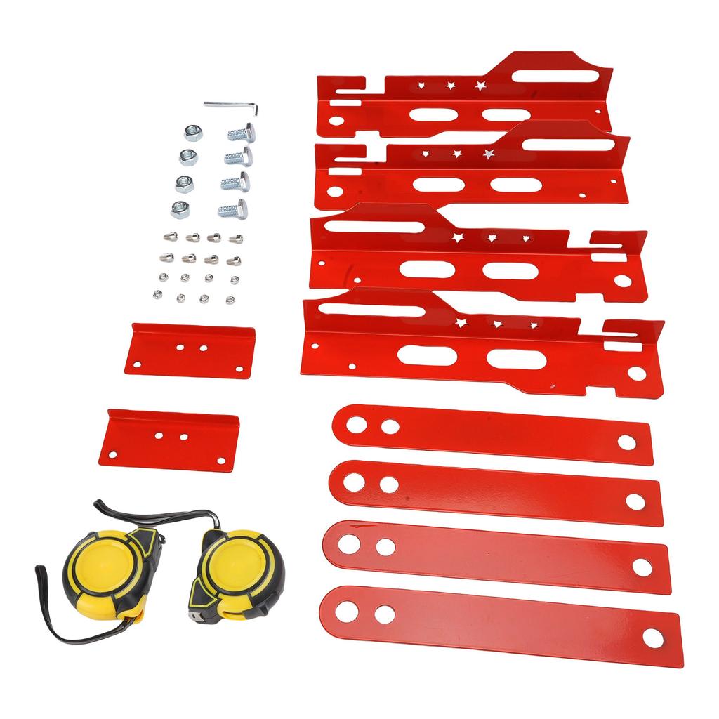 Wheel Alignment Tool Plate with Connection Sheet 2pcs 5m Measuring Tapes Heavy Duty Toe Alignment Tool for Cars SUV Most Vehicles