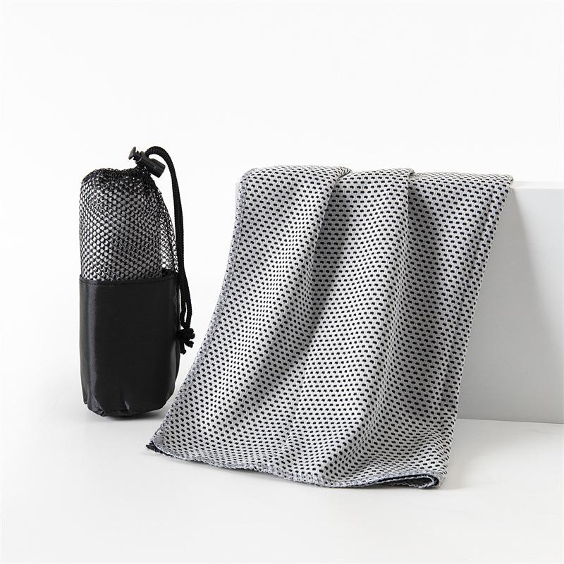 Cooling Towel Quick Drying Soft Breathable Microfiber Anti Sunstroke for Student Summer Outdoor Activity 1Pcs