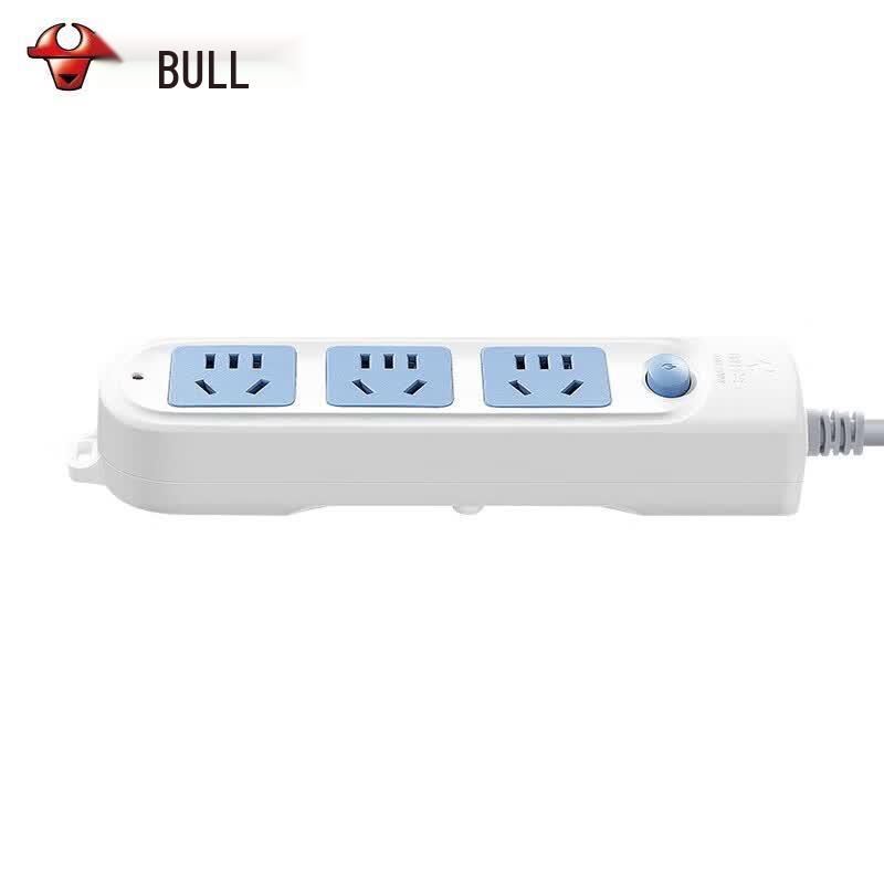 BULL Multi-Outlet Power Strip with Child Safety CN plug (adapter included)