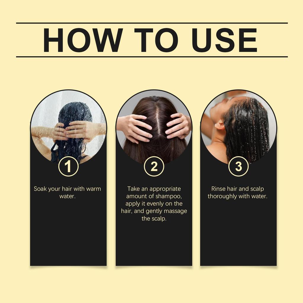 Ginseng Shampoo Cleans the Scalp, Moisturizes, Moisturizes, Softens Hair, Improves Hair Quality, Ginseng Shampoo