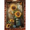 Metal Wall Art Sunflower Butterfly Decor Rustic Farmhouse Vintage Home Garden Kitchen