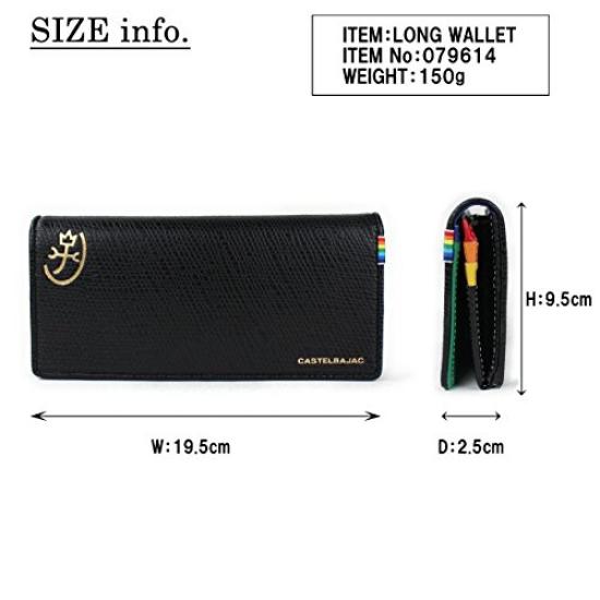 CASTELBAJAC RAINBOW Long Wallet 079614 Black