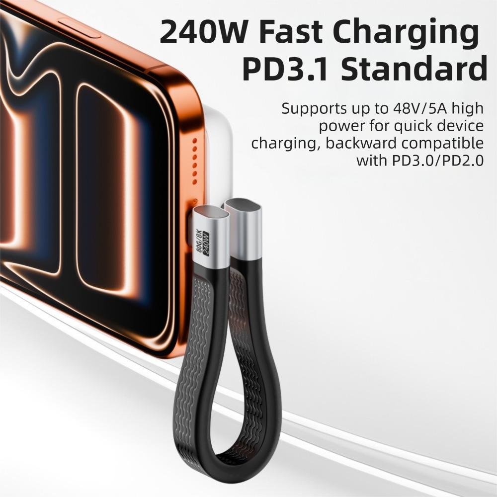 80Gbps USB4.0 Type-C Cable 8K 60HZ Charging Line FPC Soft Board Wire  for Laptop Mobile Phone