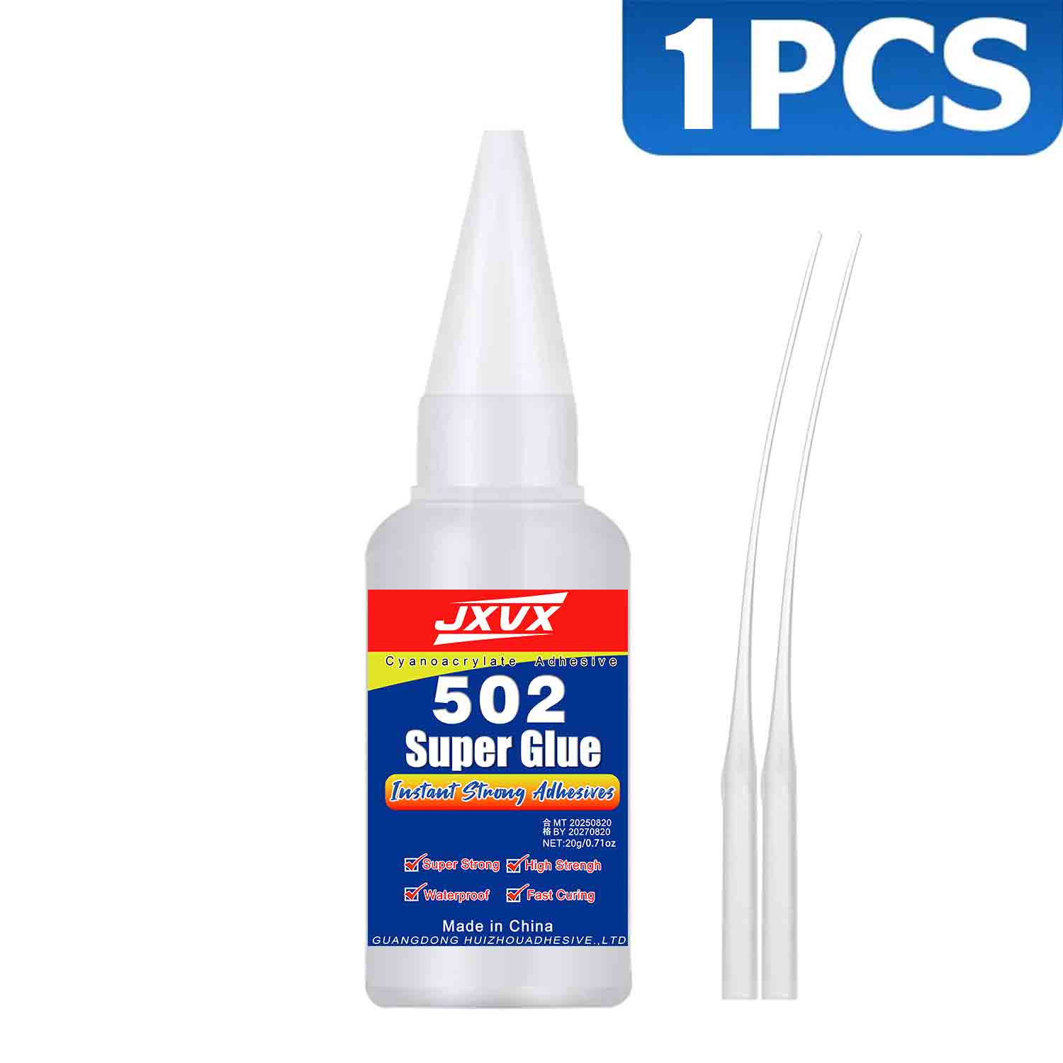 

502 Super Glue 10.7oz, Clear Instant Medium Cyanoacrylate Adhesive Liquid for Woodworking Wooden Crafts Furniture Repairs, All Purpose Strong CA G