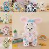 Plush Teddy Bear Toy With Shark Costume For Kids Gift And Collectors