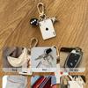 Pik Karo Kreuz Legierung Metall Schlüsselanhänger, Dekorativer Schlüsselanhänger für Taschen, Cartoon Zahlen Thema Schmuck, Auto Schlüsselanhänger, Anhänger