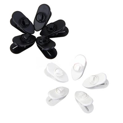 10 Pcs Rotatable Cable On Lapel Clip for Lavalier Microphone Headphones