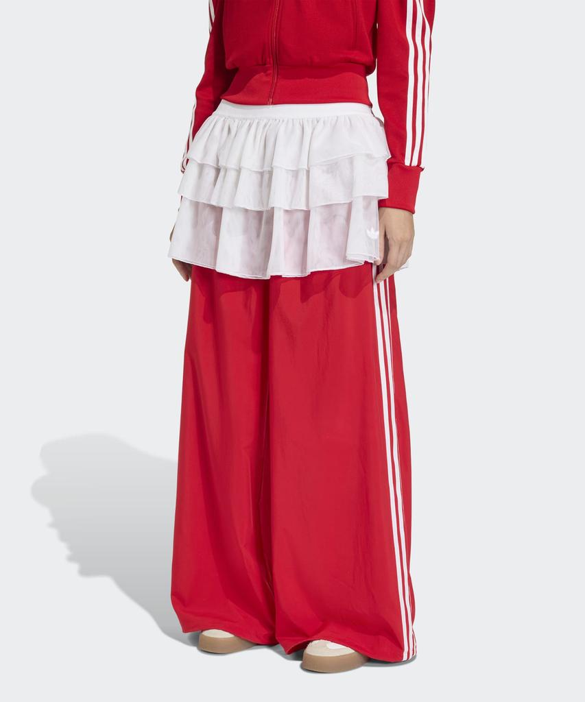 ADIDAS Lace Adilenium Firebird Track Pants - Red / Ks1430