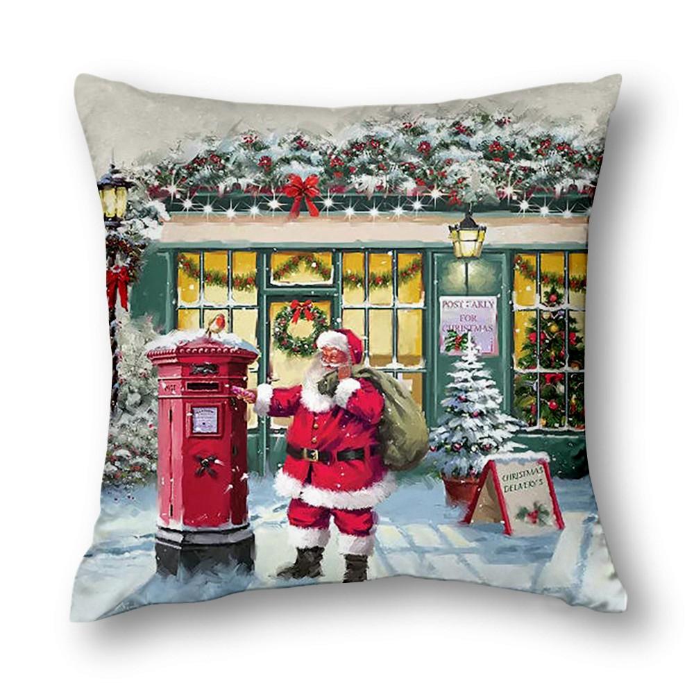 Christmas Decoration Nordic Cushion Cover 45X45 Bed Decor Pillow Cover Elegant Cushion Decor Sofa Home Decor