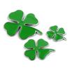 Universal Lucky Metal Car Emblem Side Marker Sticker Car 3D Four-Leaf Clover Sticker Body Side Label Scratch Cover Gift