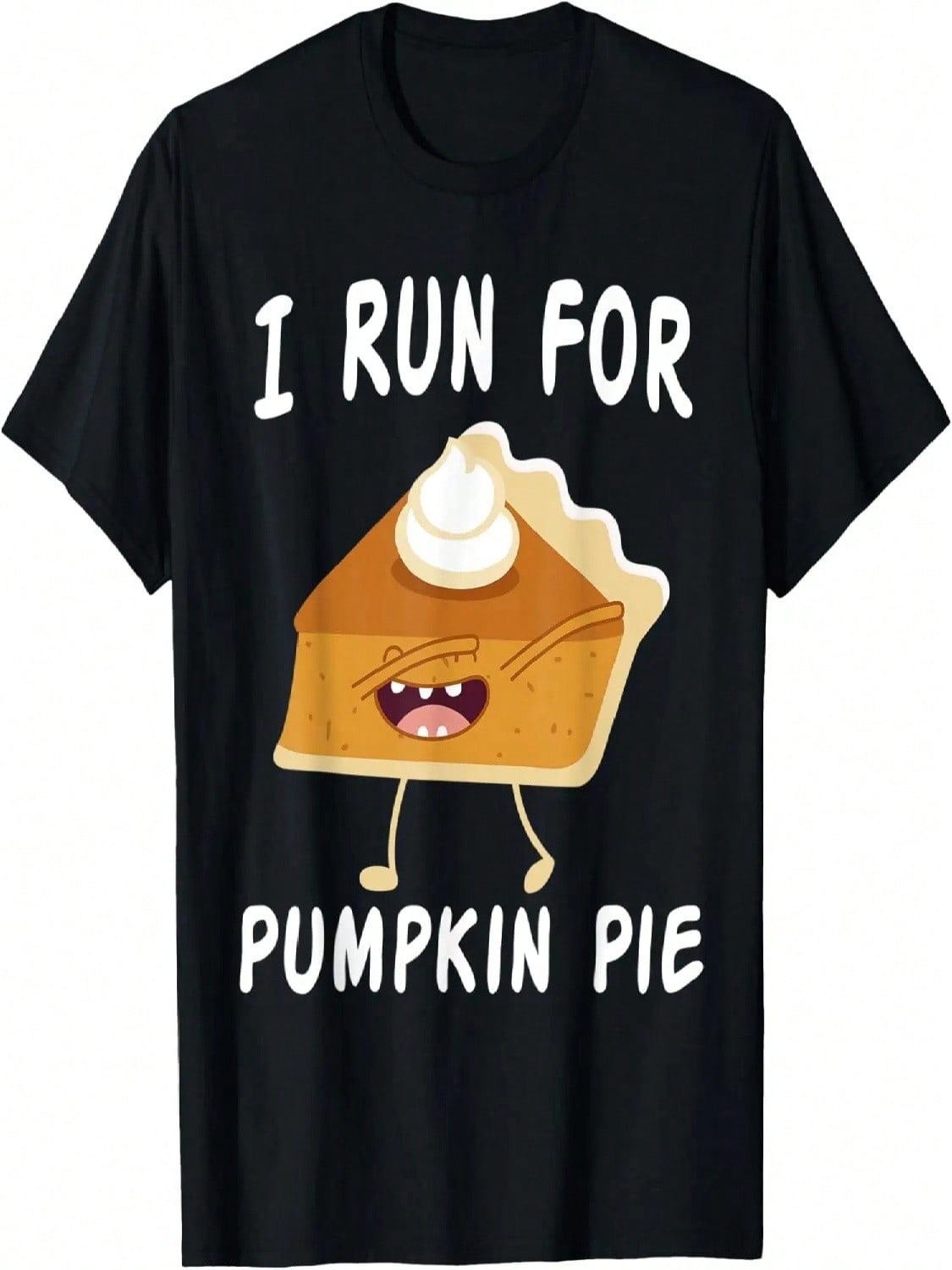 Thanksgiving I Run For The Pumpkin Pie Funny Runner Pie T-Shirt S разноцветный
