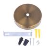Black Silver Bronze Ceiling Plate Wall Sconce Mount Diy Light Fittings Lamp Base Vintage Pendant Lamp 100*20Mm Disc Base