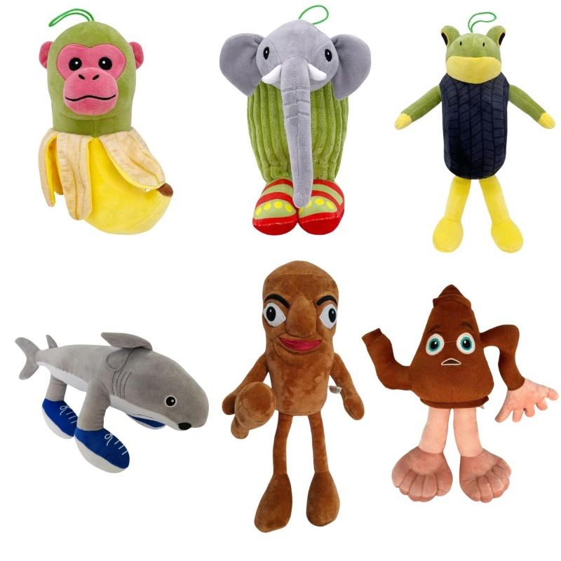38Style Tralalelo Tralala Soft Tungtungtung Italian Brainrot Al Tralalero Tralala Plushie Cushioned Cuddly Bolster Playthings
