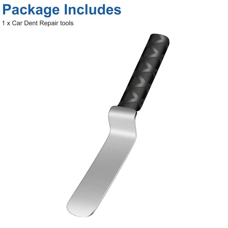 Car Dent Repair Tool Stainless Steel Z-Type Rubber Handle Leveling Flapping Pad Body Dent Removal Tool